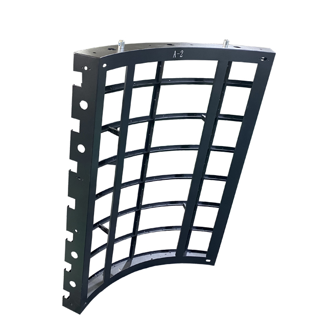Gabinete LED curvo para interiores 