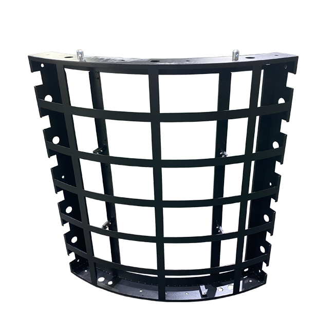 Gabinete LED curvo para interiores 
