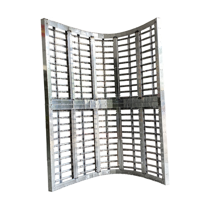 Gabinete LED curvo para interiores 